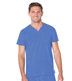 Men's Proflex V-Neck Scrub Top - Royal