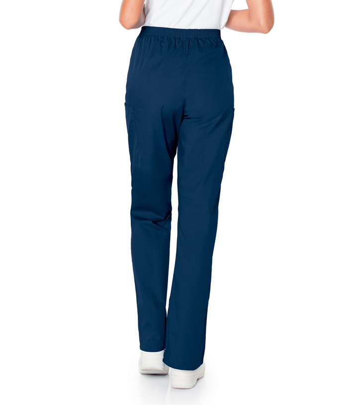 Women's Classic Cargo Scrub Pant - Navy