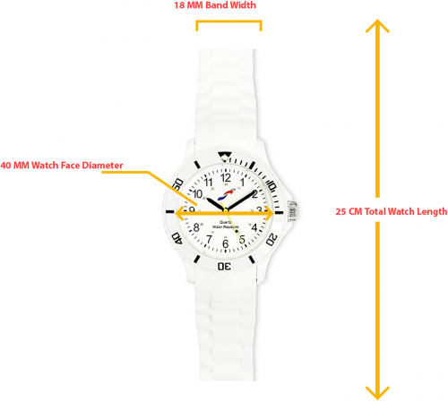 ScrubSmart Watch Dimensions